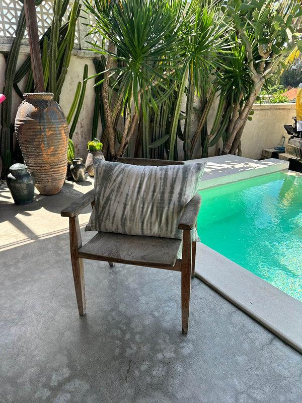 Rabens Saloner Tie-dye Pillow Pillow 50x70 Cm I Grey Combo