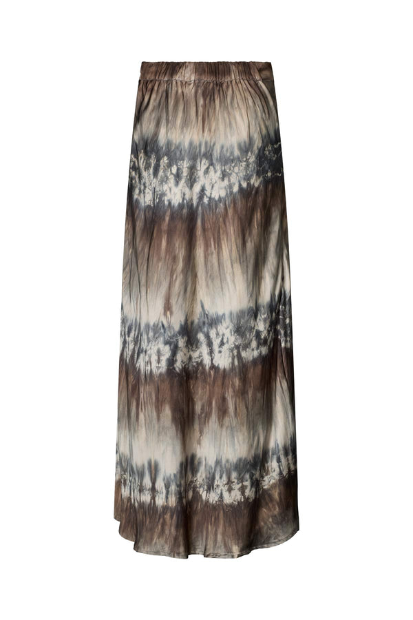 Rabens Saloner Willie Arizona Long A-line Skirt I Cement Combo