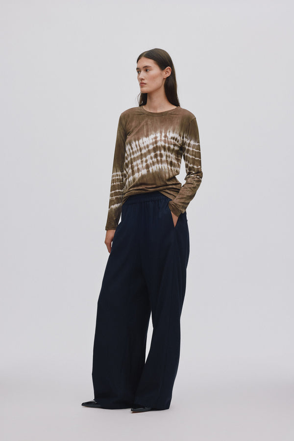 Rabens Saloner Xenia Frequency Long Sleeve T-shirt I Dry Mocca Combo