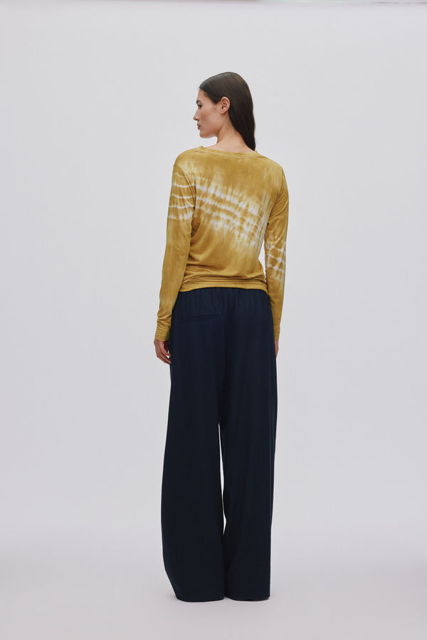 Rabens Saloner Xenia Frequency Long Sleeve T-shirt I Golden Combo