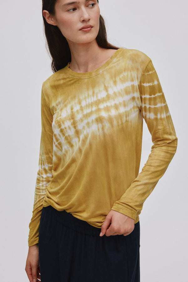 Rabens Saloner Xenia Frequency Long Sleeve T-shirt I Golden Combo