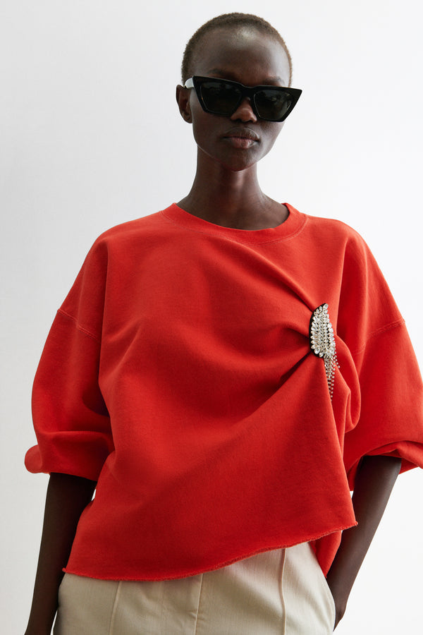 rachel comey Dripping Fern Brooch (Right)