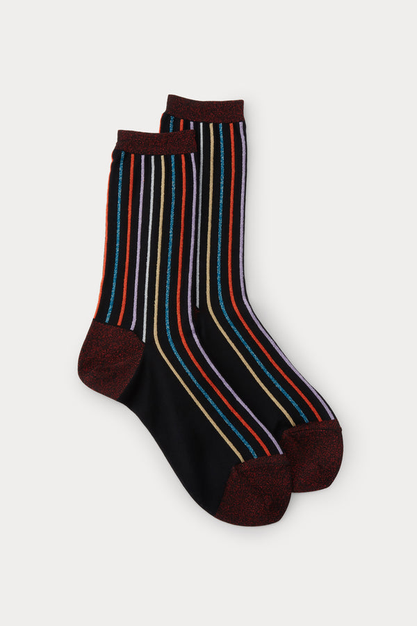 rachel comey Multi Striped Metallic Sock