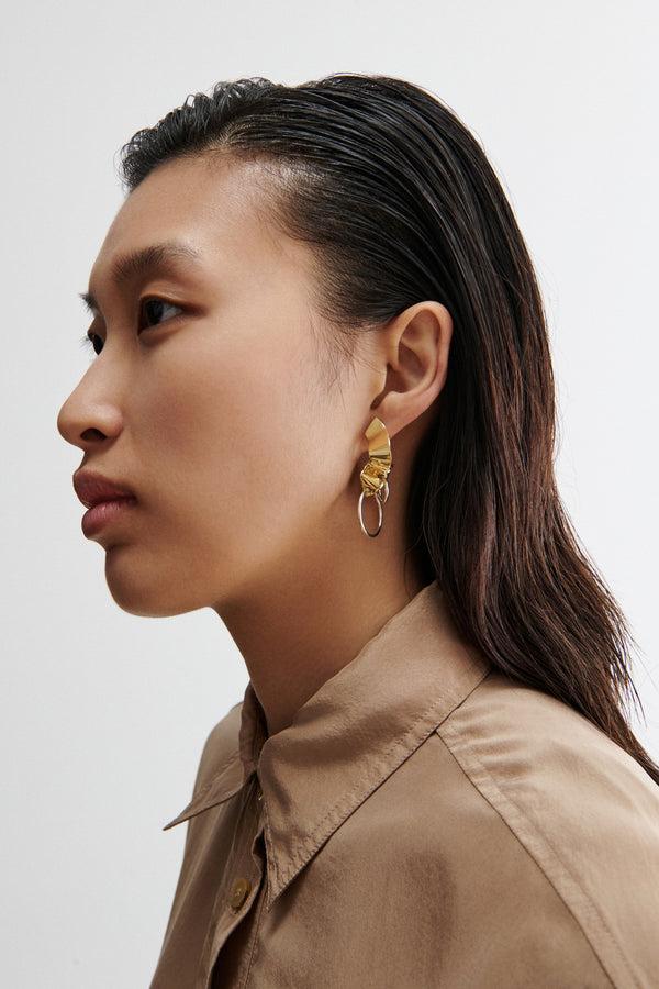 Rachel Comey Quarry Elbe Loop Earring Pair