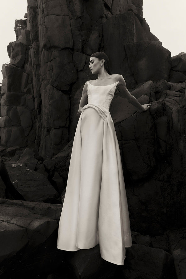 Rachel Gilbert Adeline Gown Ivory | Shop Rachel Gilbert Online – Rachel Gilbert US