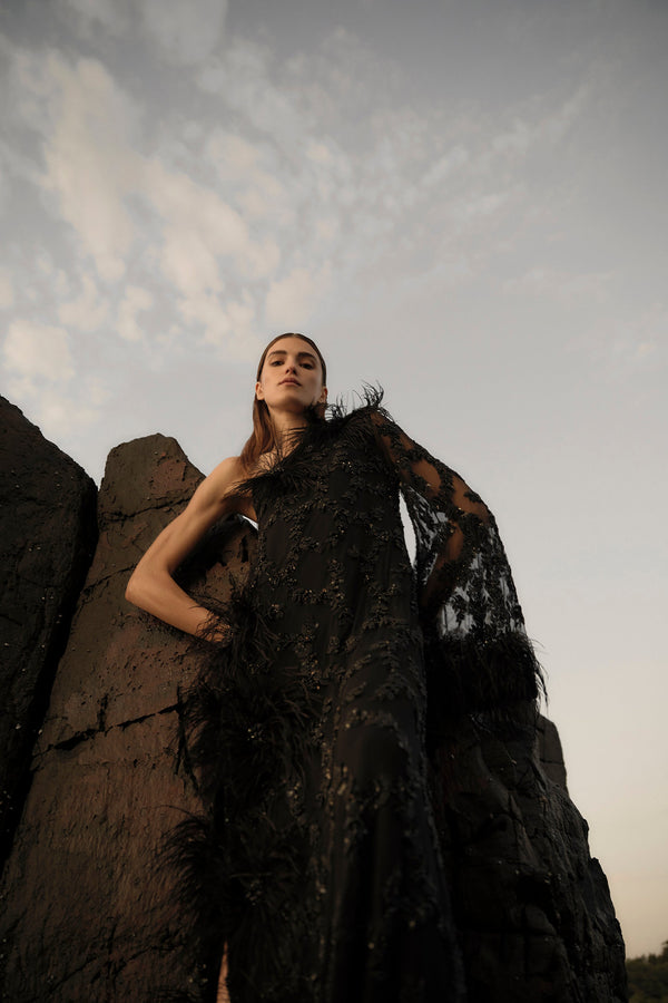 Rachel Gilbert Alby Gown Black | Shop Rachel Gilbert Online – Rachel Gilbert US