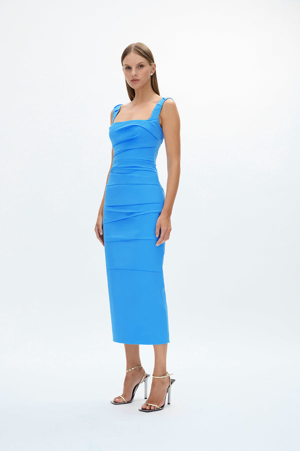 Rachel Gilbert Anna Dress Aqua | Shop Rachel Gilbert Online – Rachel Gilbert US