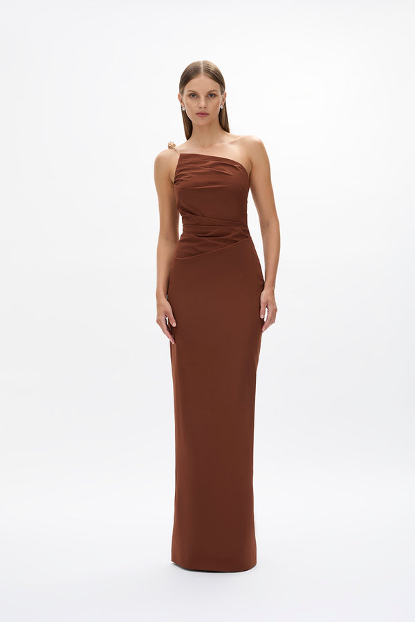 rachel gilbert Antoinne Gown Brown | Shop Rachel Gilbert Online – Rachel Gilbert US