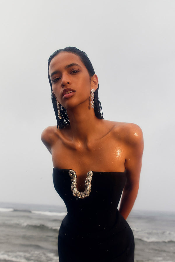 Rachel Gilbert Attie Drop Earring Silver | Shop Rachel Gilbert Online – Rachel Gilbert US