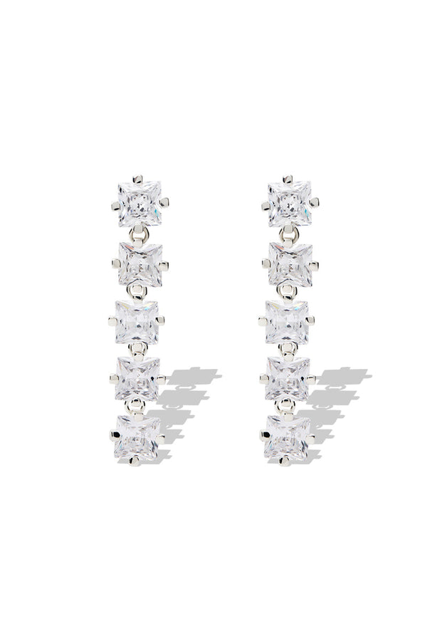 Rachel Gilbert Attie Drop Earring Silver | Shop Rachel Gilbert Online – Rachel Gilbert US