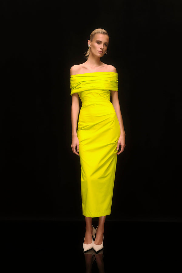 Rachel Gilbert Camille Dress Citrus | Shop Rachel Gilbert Online – Rachel Gilbert US