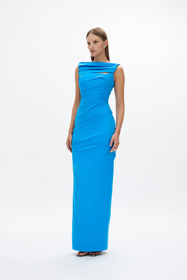 Rachel Gilbert Camille Gown Aqua | Shop Rachel Gilbert Online – Rachel Gilbert US