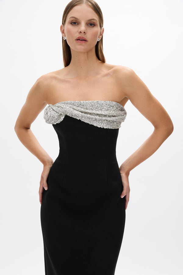 Rachel Gilbert Charlotte Gown Black | Shop Rachel Gilbert Online – Rachel Gilbert US