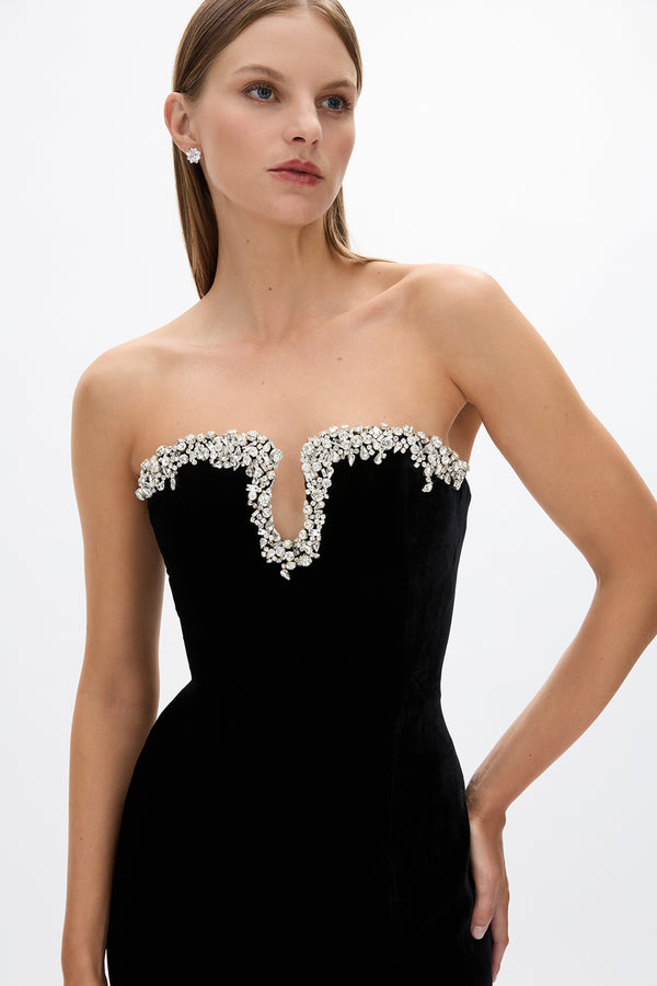 Rachel Gilbert Claudine Gown Black | Shop Rachel Gilbert Online – Rachel Gilbert US