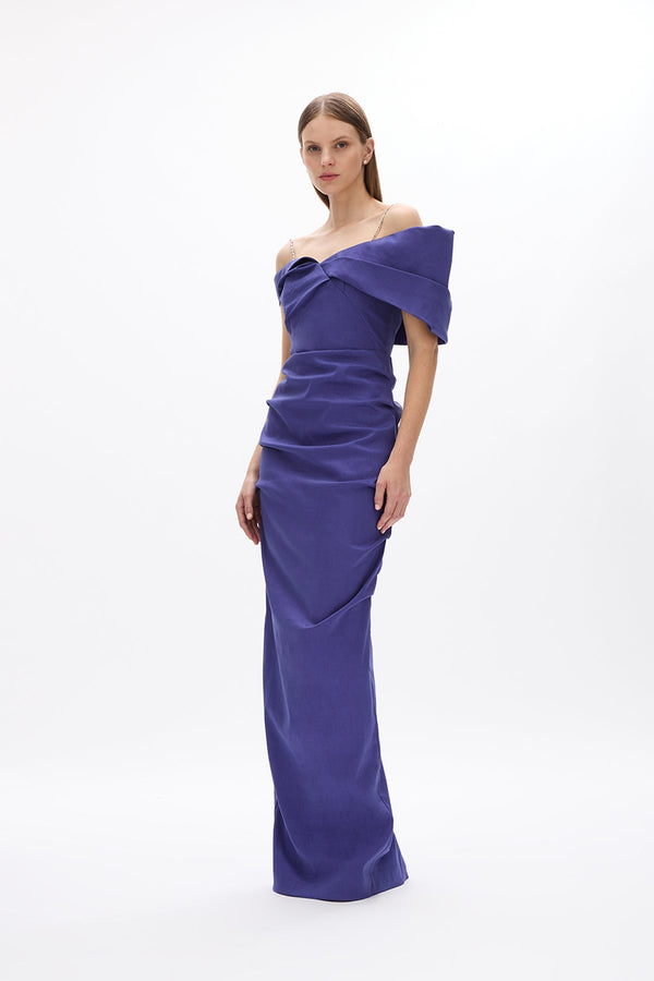 Rachel Gilbert Dahli Gown Purple | Shop Rachel Gilbert Online – Rachel Gilbert US