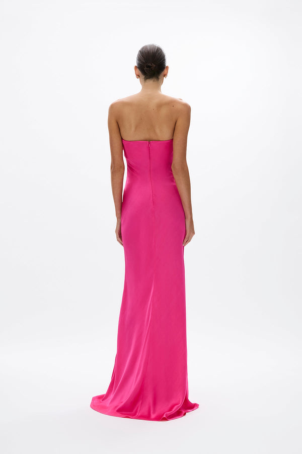 Rachel Gilbert Fiorella Gown Fuschia/Red | Shop Rachel Gilbert Online – Rachel Gilbert US