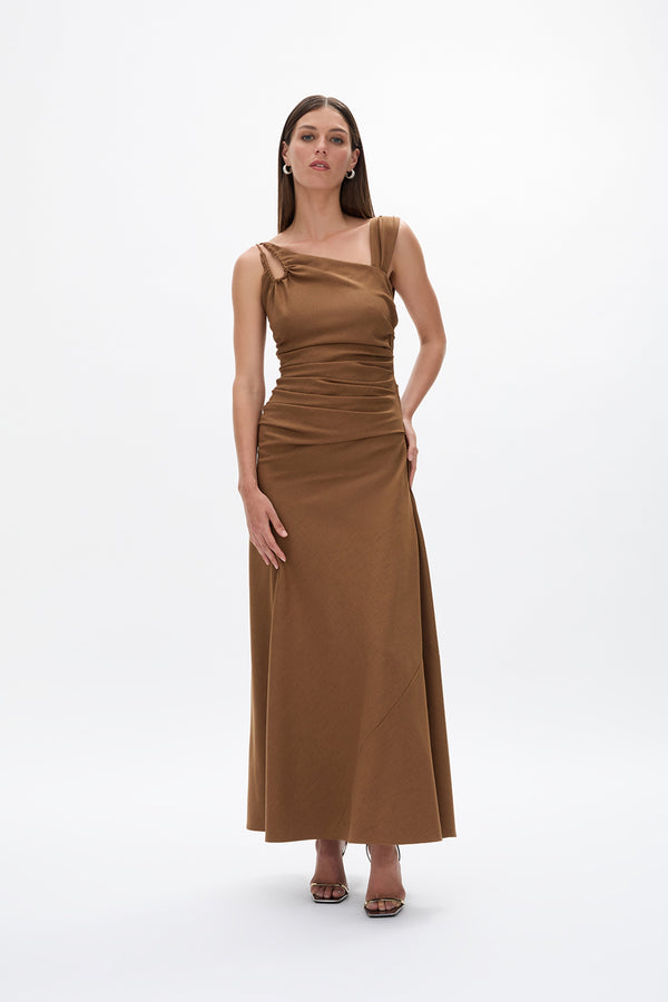 rachel gilbert Fitz Dress Chocolate | Shop Rachel Gilbert Online – Rachel Gilbert US