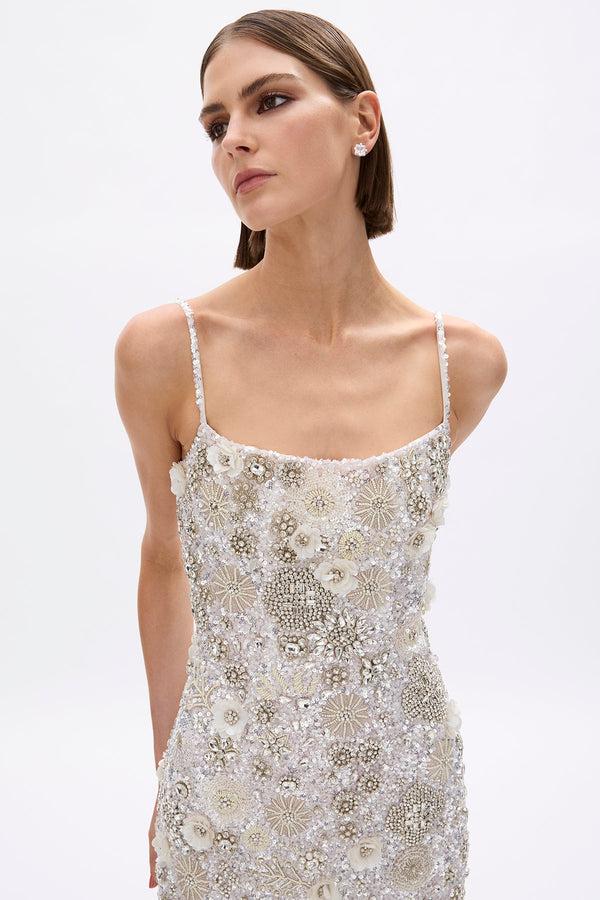 Rachel Gilbert Francesca Gown Ivory | Shop Rachel Gilbert Online – Rachel Gilbert US