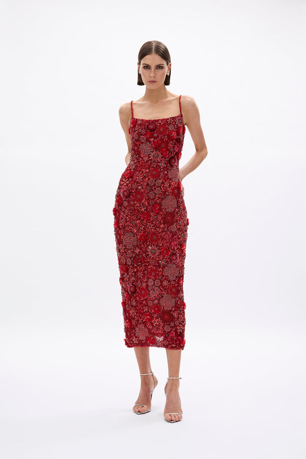 Rachel Gilbert Francesca Gown Red | Shop Rachel Gilbert Online – Rachel Gilbert US