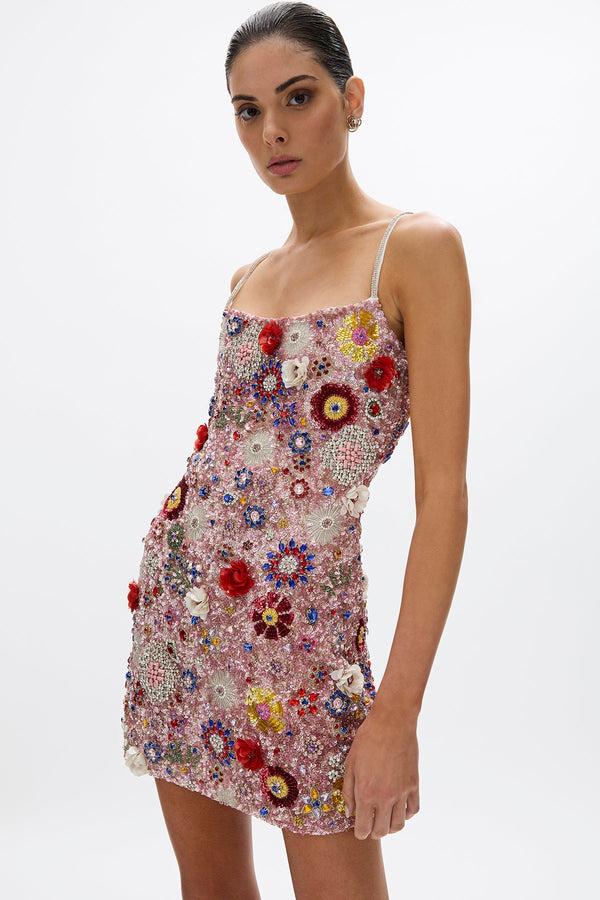 Rachel Gilbert Francesca Mini Pink Multi | Shop Rachel Gilbert Online – Rachel Gilbert US