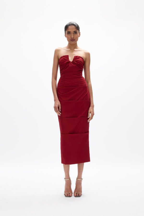 rachel gilbert Freda Dress Wine | Shop Rachel Gilbert Online – Rachel Gilbert US
