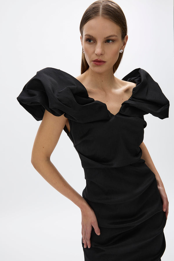Rachel Gilbert Frey Gown Black | Shop Rachel Gilbert Online – Rachel Gilbert US