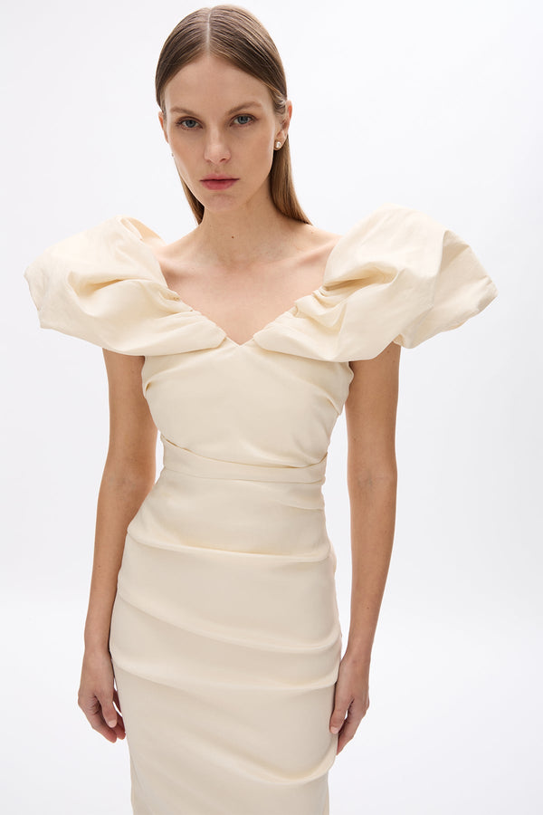 Rachel Gilbert Frey Gown Coconut | Shop Rachel Gilbert Online – Rachel Gilbert US