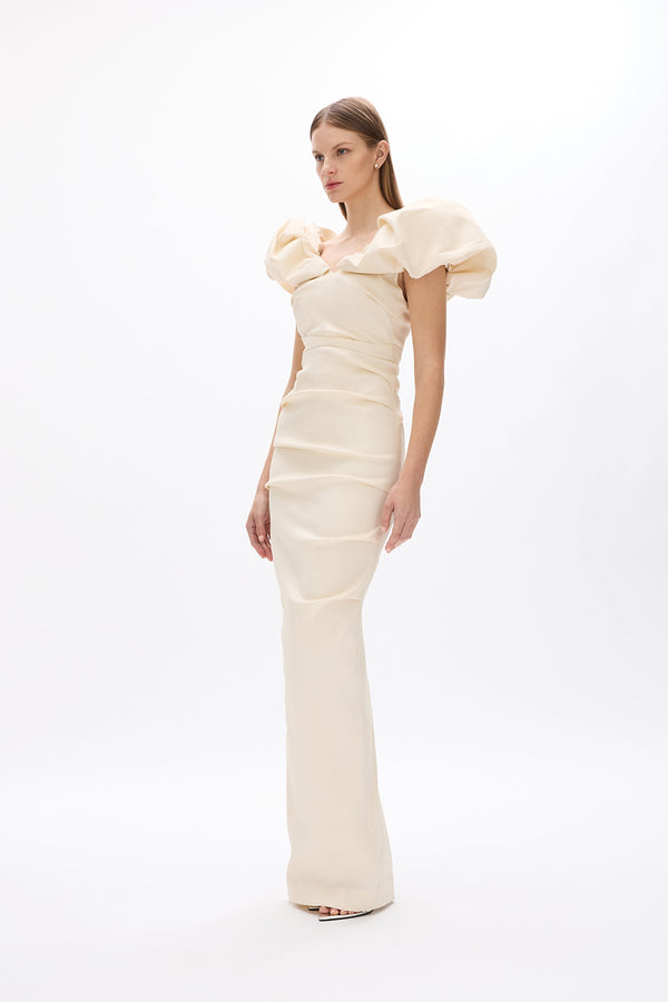 Rachel Gilbert Frey Gown Coconut | Shop Rachel Gilbert Online – Rachel Gilbert US
