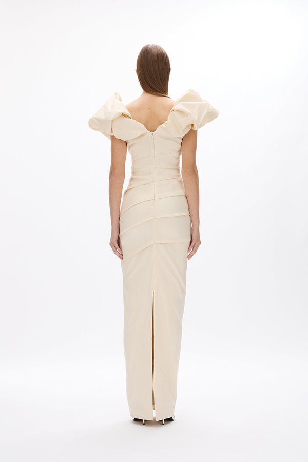 Rachel Gilbert Frey Gown Coconut | Shop Rachel Gilbert Online – Rachel Gilbert US