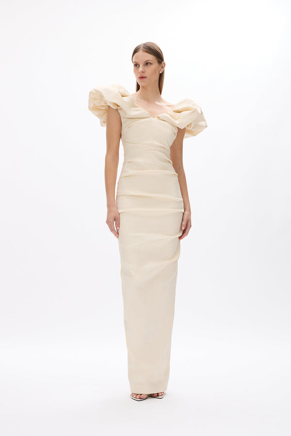 rachel gilbert Frey Gown Coconut | Shop Rachel Gilbert Online – Rachel Gilbert US