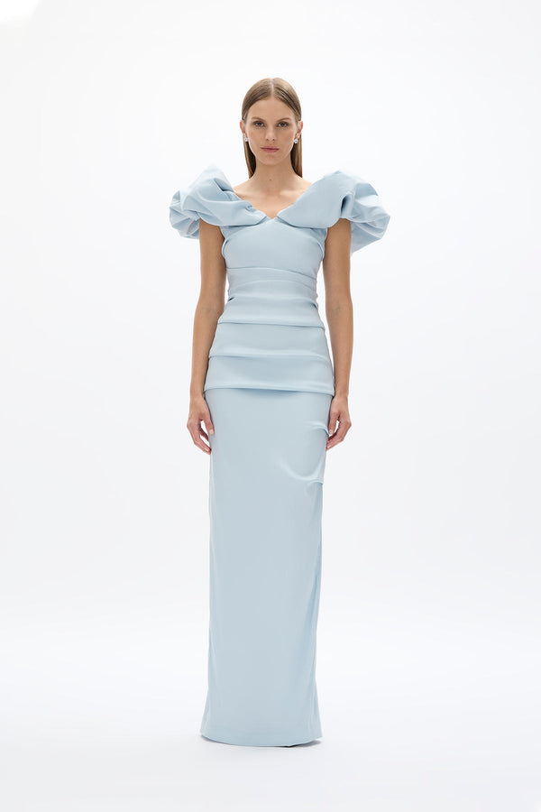 rachel gilbert Frey Gown Ice | Shop Rachel Gilbert Online – Rachel Gilbert US