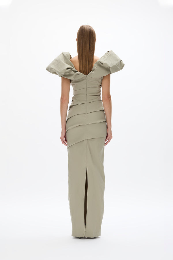 Rachel Gilbert Frey Gown Sage | Shop Rachel Gilbert Online – Rachel Gilbert US