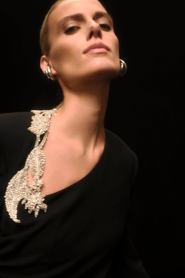 Rachel Gilbert Gabrielle Gown Black | Shop Rachel Gilbert Online – Rachel Gilbert US