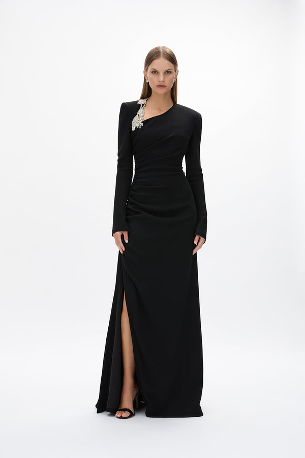rachel gilbert Gabrielle Gown Black | Shop Rachel Gilbert Online – Rachel Gilbert US