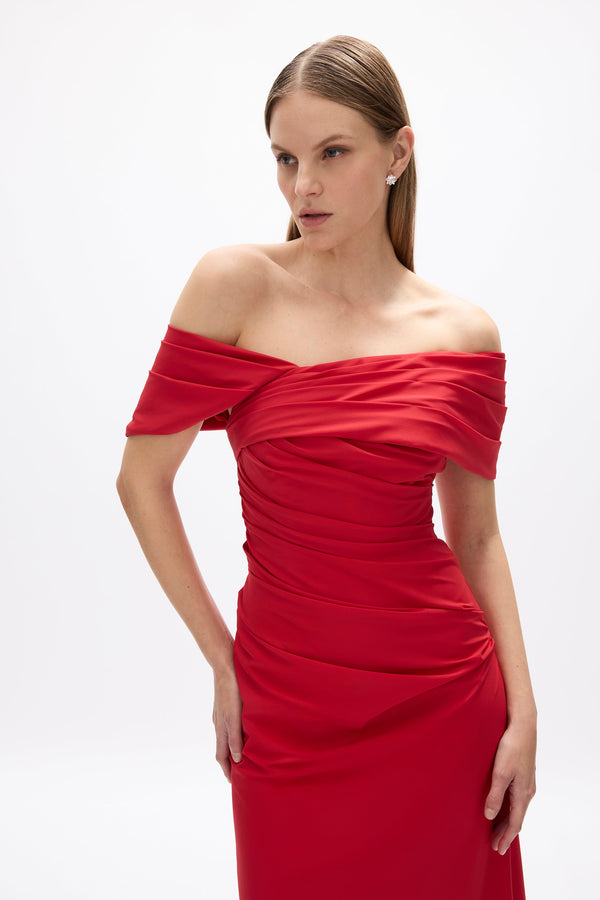 Rachel Gilbert Gale Dress Red | Shop Rachel Gilbert Online – Rachel Gilbert US