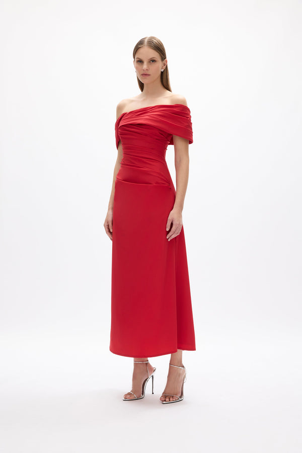 Rachel Gilbert Gale Dress Red | Shop Rachel Gilbert Online – Rachel Gilbert US