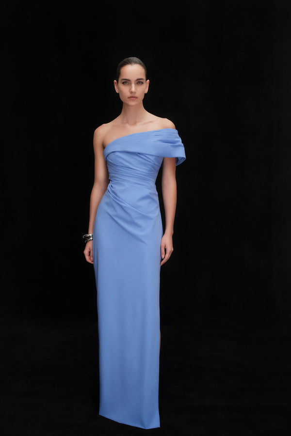 Rachel Gilbert Gale Gown Blue | Shop Rachel Gilbert Online – Rachel Gilbert US