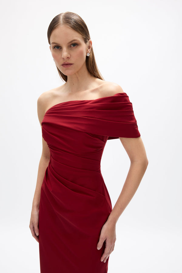 Rachel Gilbert Gale Gown Wine | Shop Rachel Gilbert Online – Rachel Gilbert US