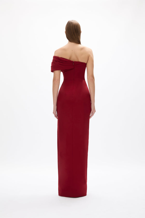 Rachel Gilbert Gale Gown Wine | Shop Rachel Gilbert Online – Rachel Gilbert US
