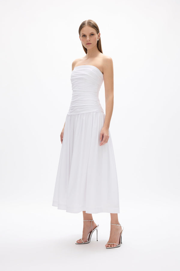 Rachel Gilbert Gale Strapless Dress White | Shop Rachel Gilbert Online – Rachel Gilbert US