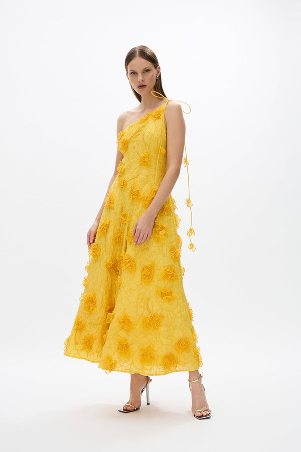 Rachel Gilbert Ianthe Dress Yellow | Shop Rachel Gilbert Online – Rachel Gilbert US