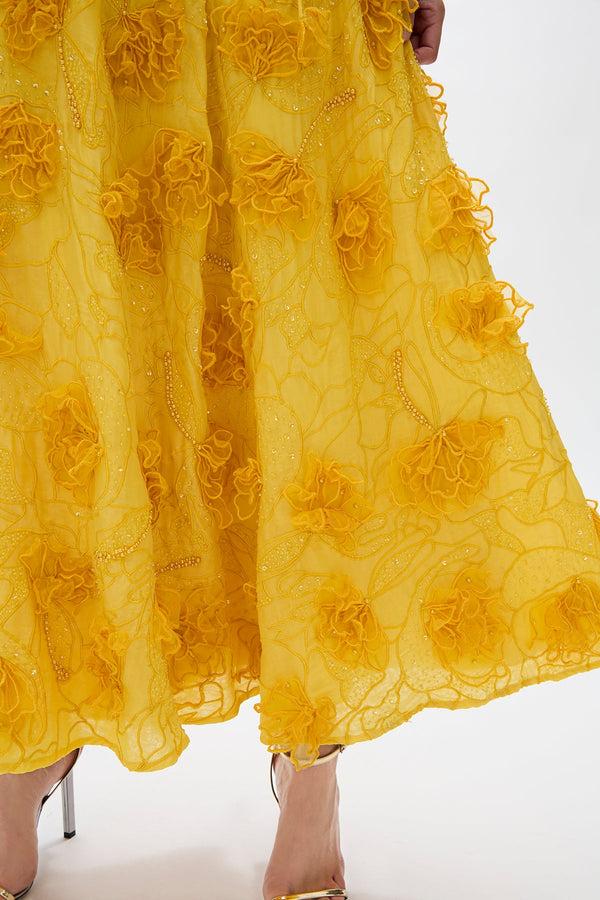 Rachel Gilbert Ianthe Dress Yellow | Shop Rachel Gilbert Online – Rachel Gilbert US