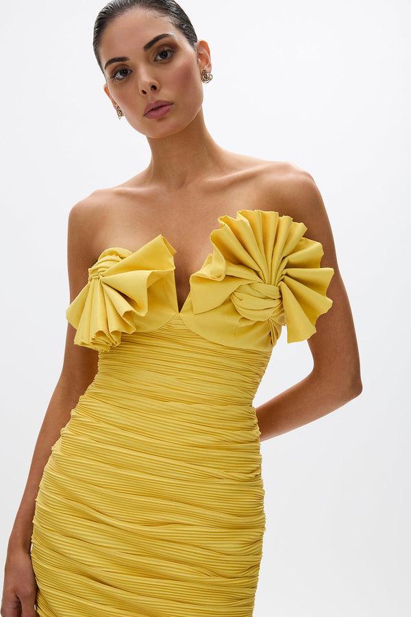 Rachel Gilbert Jensen Dress Primrose | Shop Rachel Gilbert Online – Rachel Gilbert US