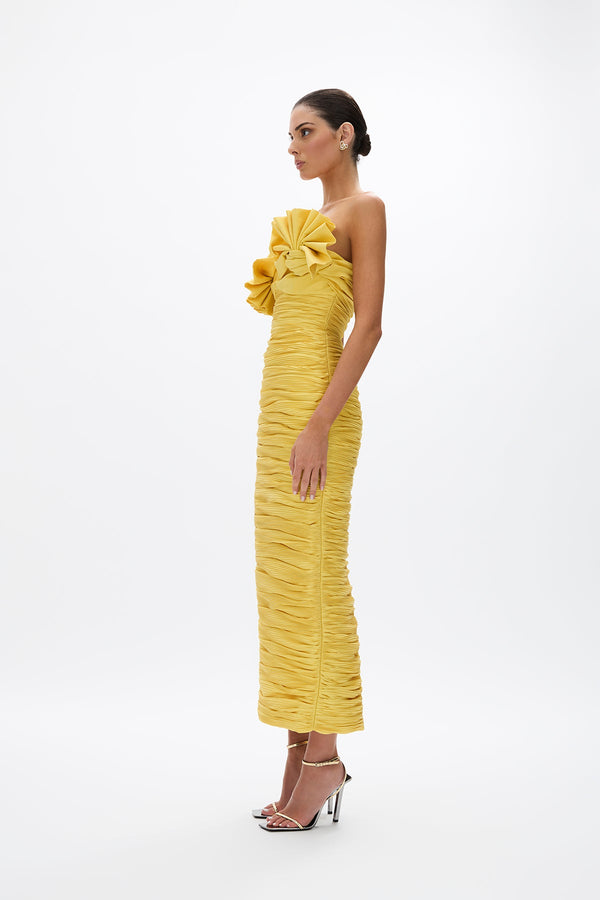 Rachel Gilbert Jensen Dress Primrose | Shop Rachel Gilbert Online – Rachel Gilbert US