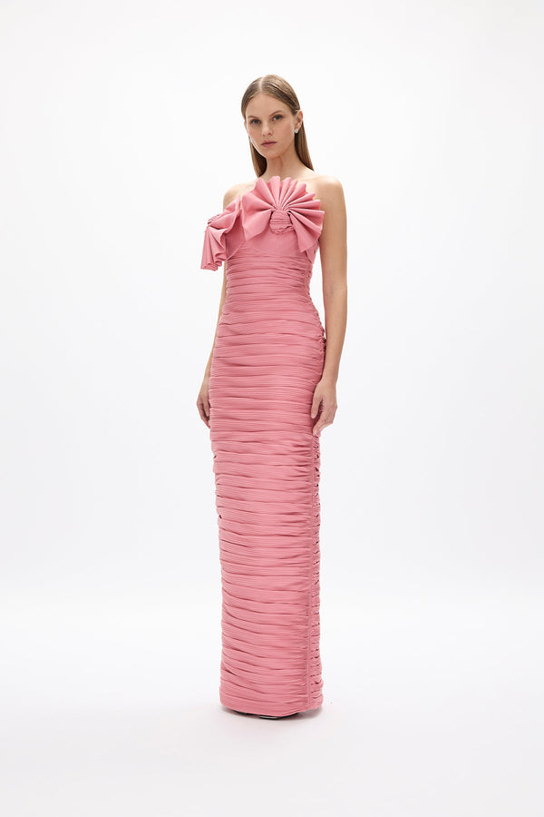 Rachel Gilbert Jensen Gown Peony | Shop Rachel Gilbert Online – Rachel Gilbert US