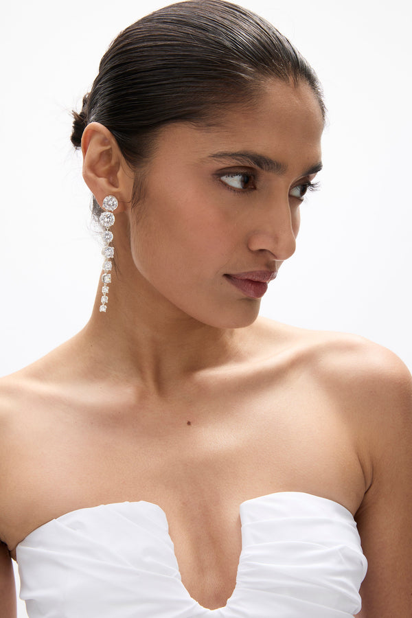 Rachel Gilbert Jett Earring Silver | Shop Rachel Gilbert Online – Rachel Gilbert US