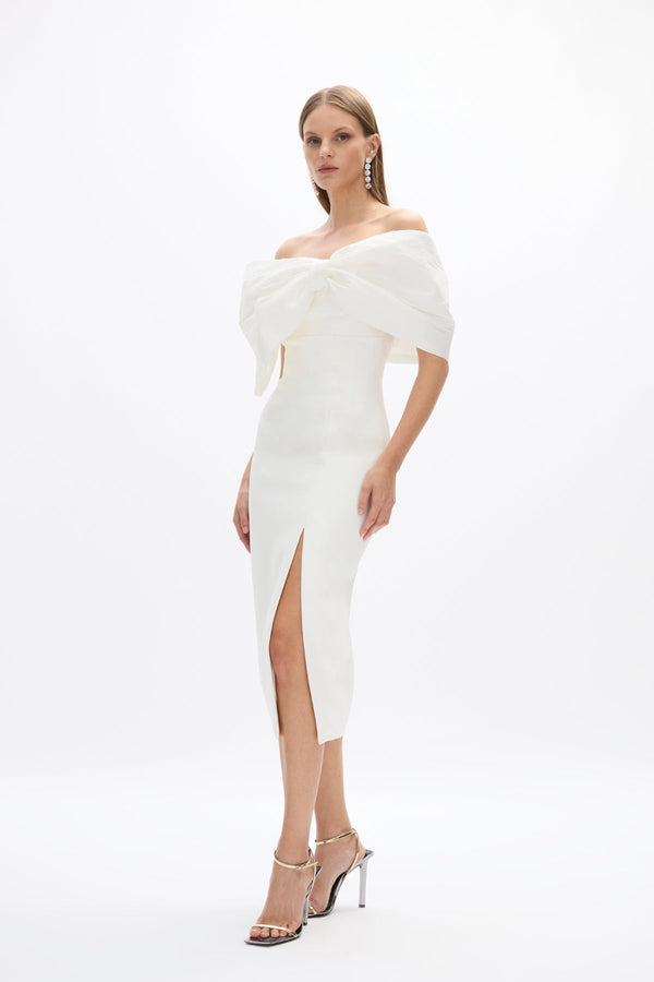 Rachel Gilbert Kace Dress In Ivory | Shop Rachel Gilbert Online – Rachel Gilbert US