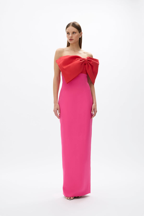 rachel gilbert Kace Gown Hot Pink/Red | Shop Rachel Gilbert Online – Rachel Gilbert US