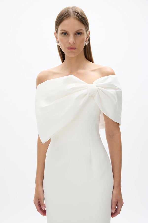 Rachel Gilbert Kace Gown In Ivory | Shop Rachel Gilbert Online – Rachel Gilbert US