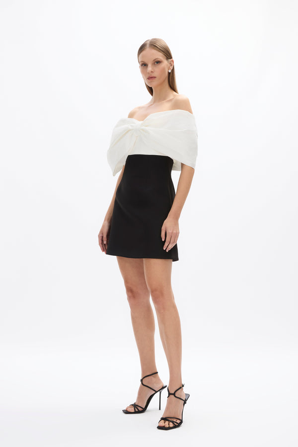 Rachel Gilbert Kace Mini In Black/Ivory | Shop Rachel Gilbert Online – Rachel Gilbert US